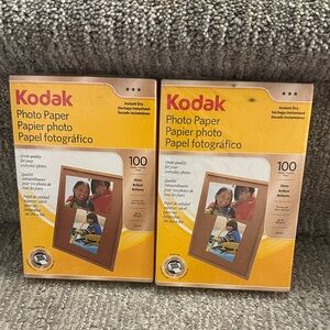 Kodak Glossy Photo Paper. Lot of two